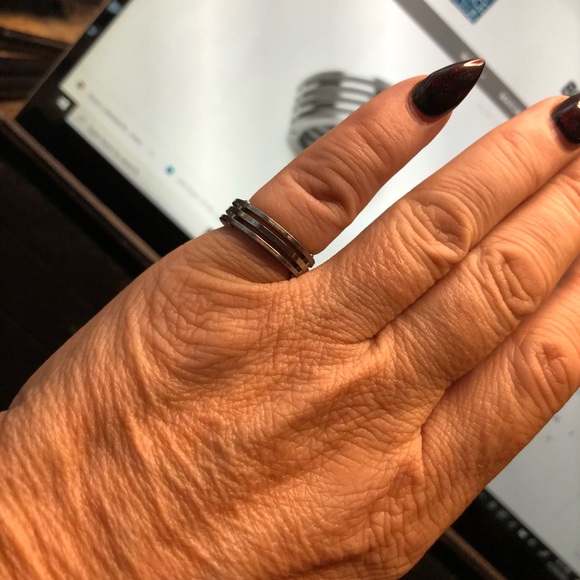 Boccia Titanium Ring industrial look elegant design size 4.25 - Picture 5 of 10